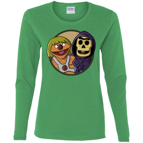 T-Shirts Irish Green / S Bert and Ernie Women's Long Sleeve T-Shirt