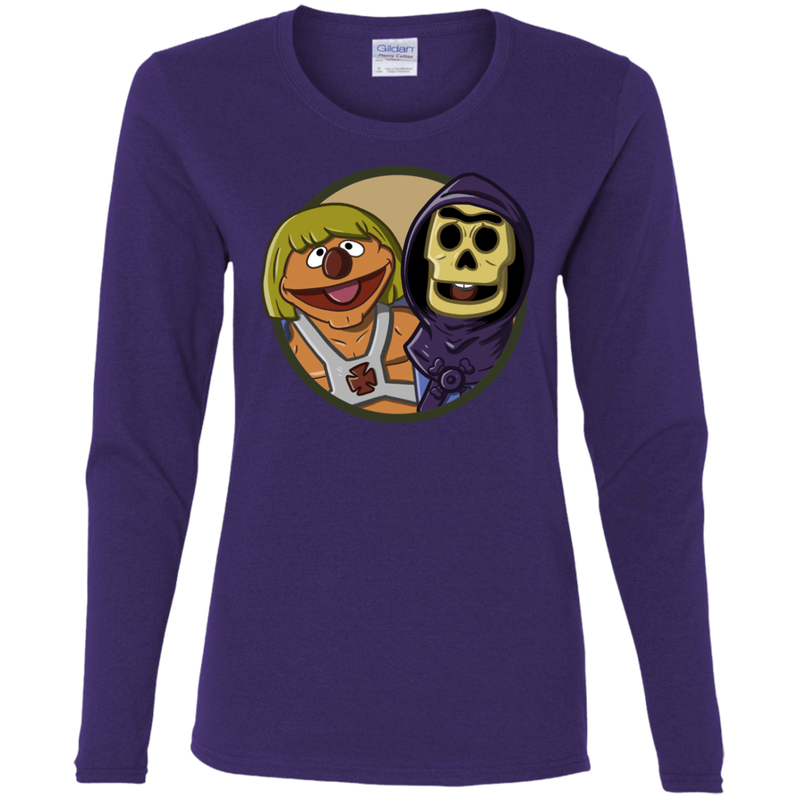 T-Shirts Purple / S Bert and Ernie Women's Long Sleeve T-Shirt