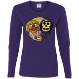 T-Shirts Purple / S Bert and Ernie Women's Long Sleeve T-Shirt