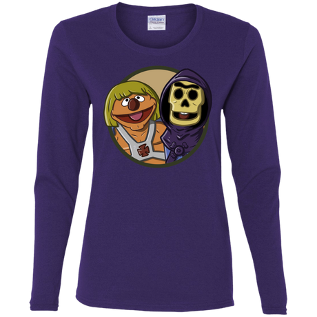 T-Shirts Purple / S Bert and Ernie Women's Long Sleeve T-Shirt