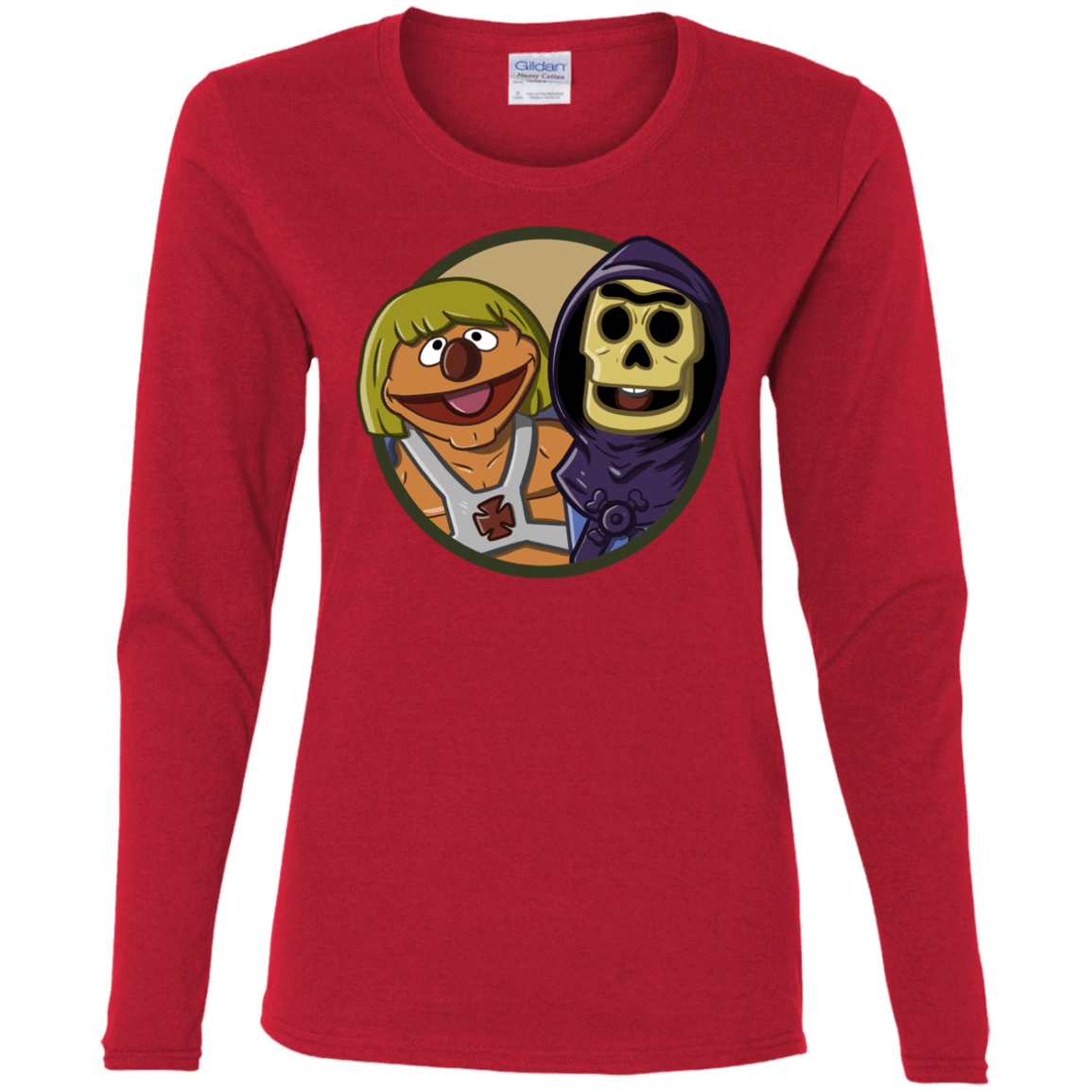 T-Shirts Red / S Bert and Ernie Women's Long Sleeve T-Shirt