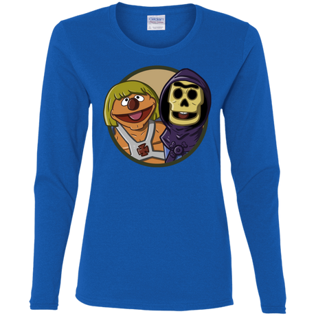 T-Shirts Royal / S Bert and Ernie Women's Long Sleeve T-Shirt