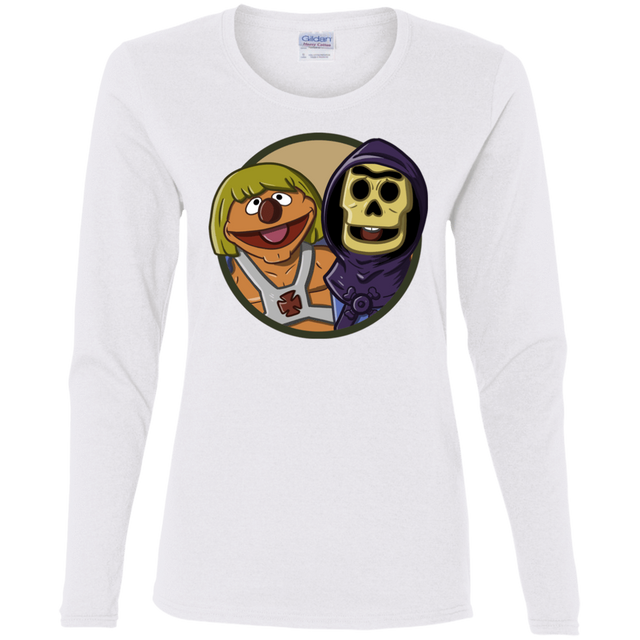 T-Shirts White / S Bert and Ernie Women's Long Sleeve T-Shirt