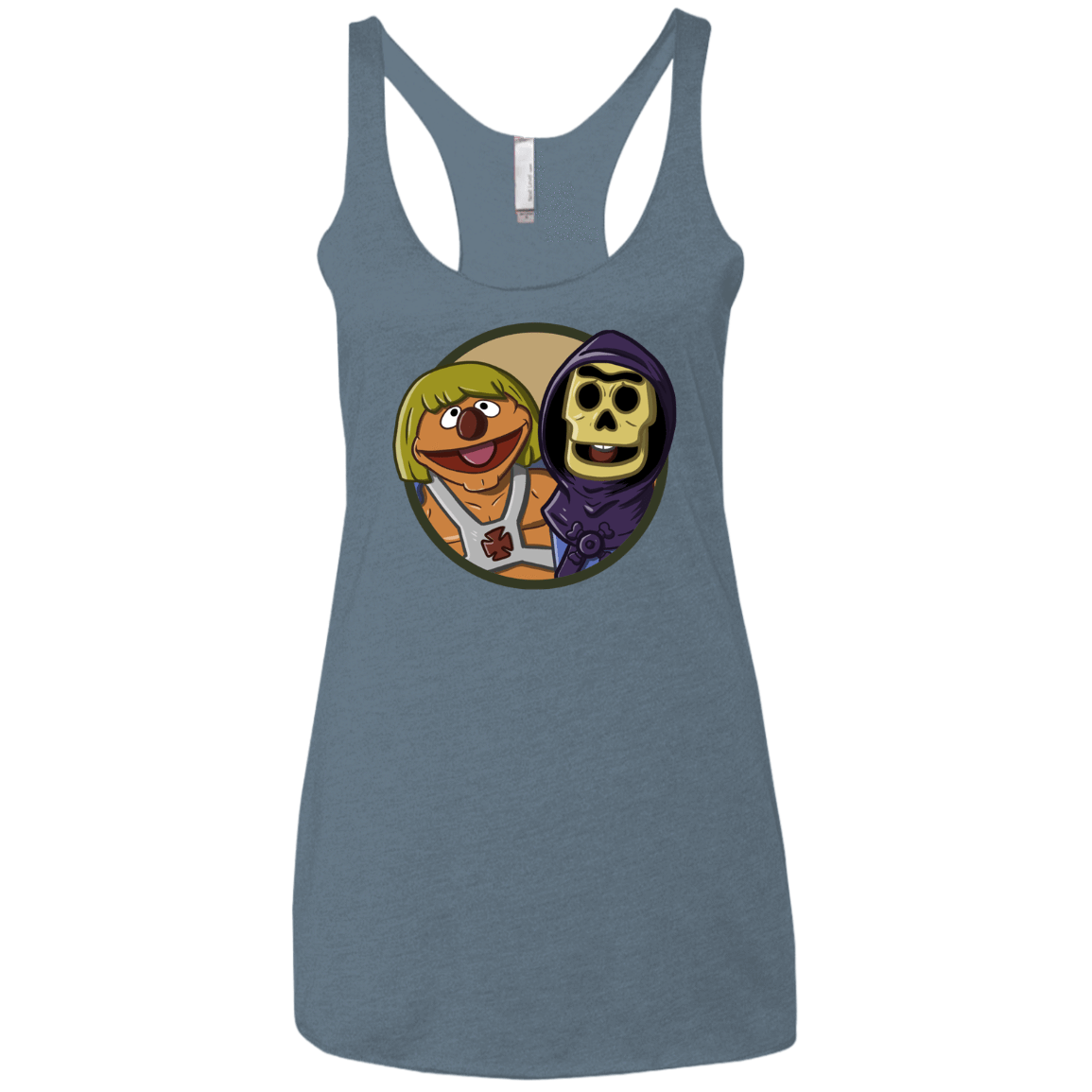 T-Shirts Indigo / X-Small Bert and Ernie Women's Triblend Racerback Tank