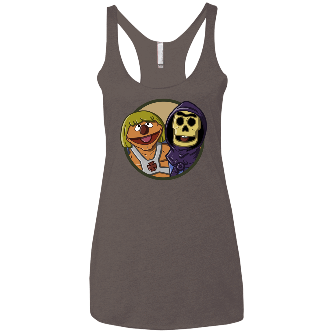 T-Shirts Macchiato / X-Small Bert and Ernie Women's Triblend Racerback Tank