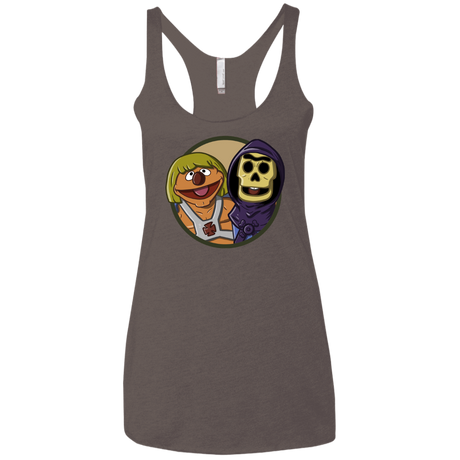 T-Shirts Macchiato / X-Small Bert and Ernie Women's Triblend Racerback Tank