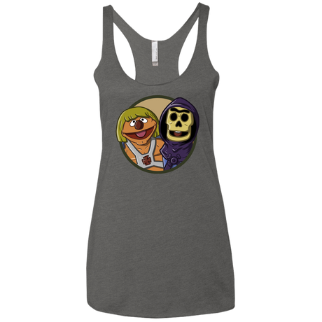 T-Shirts Premium Heather / X-Small Bert and Ernie Women's Triblend Racerback Tank