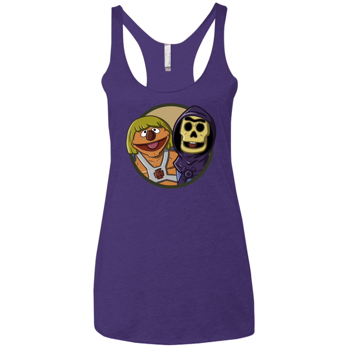 T-Shirts Purple Rush / X-Small Bert and Ernie Women's Triblend Racerback Tank