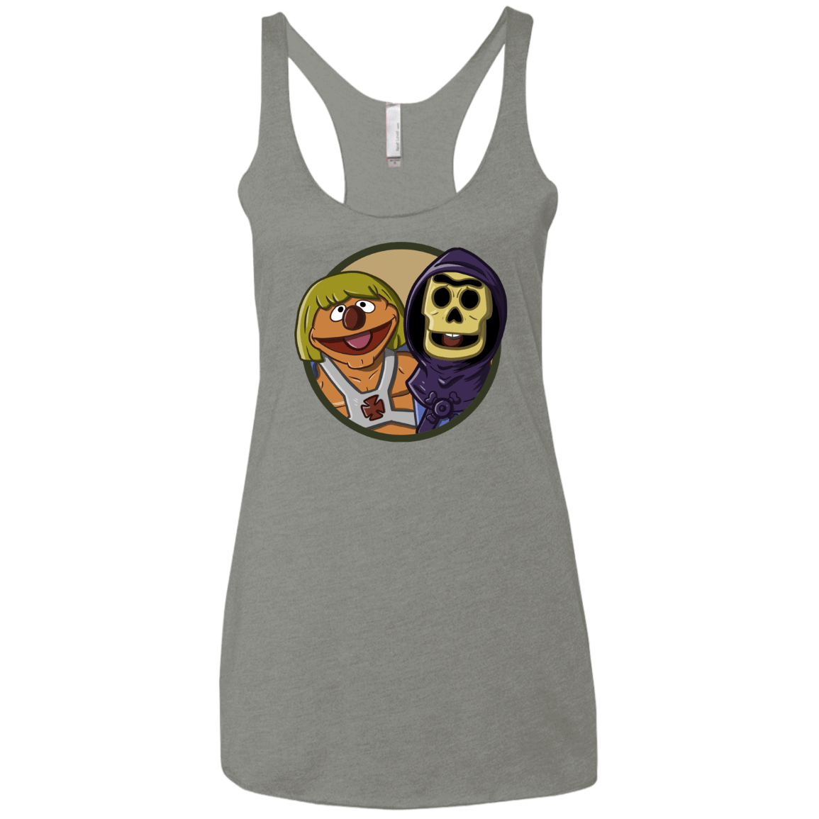 T-Shirts Venetian Grey / X-Small Bert and Ernie Women's Triblend Racerback Tank