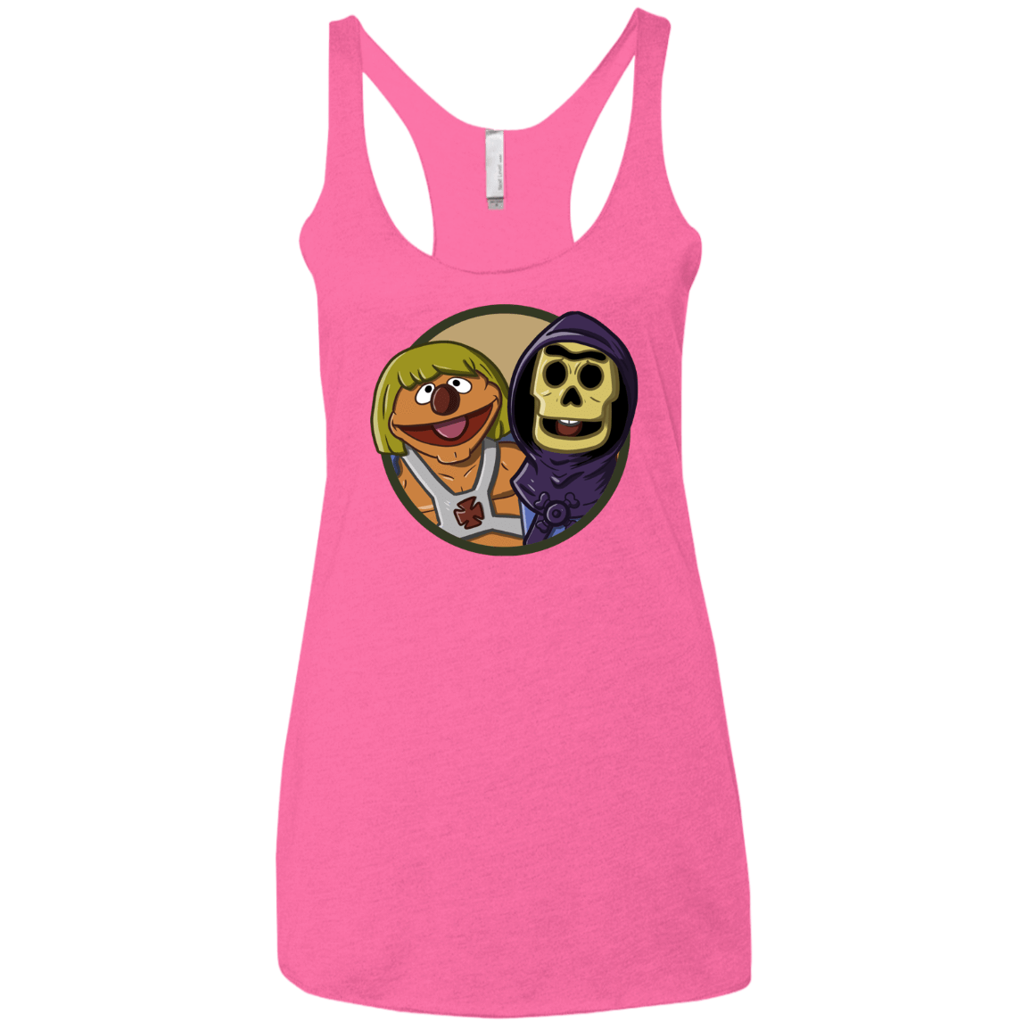 T-Shirts Vintage Pink / X-Small Bert and Ernie Women's Triblend Racerback Tank