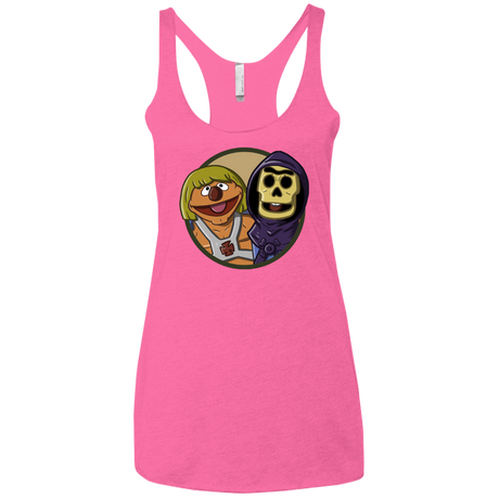 T-Shirts Vintage Pink / X-Small Bert and Ernie Women's Triblend Racerback Tank