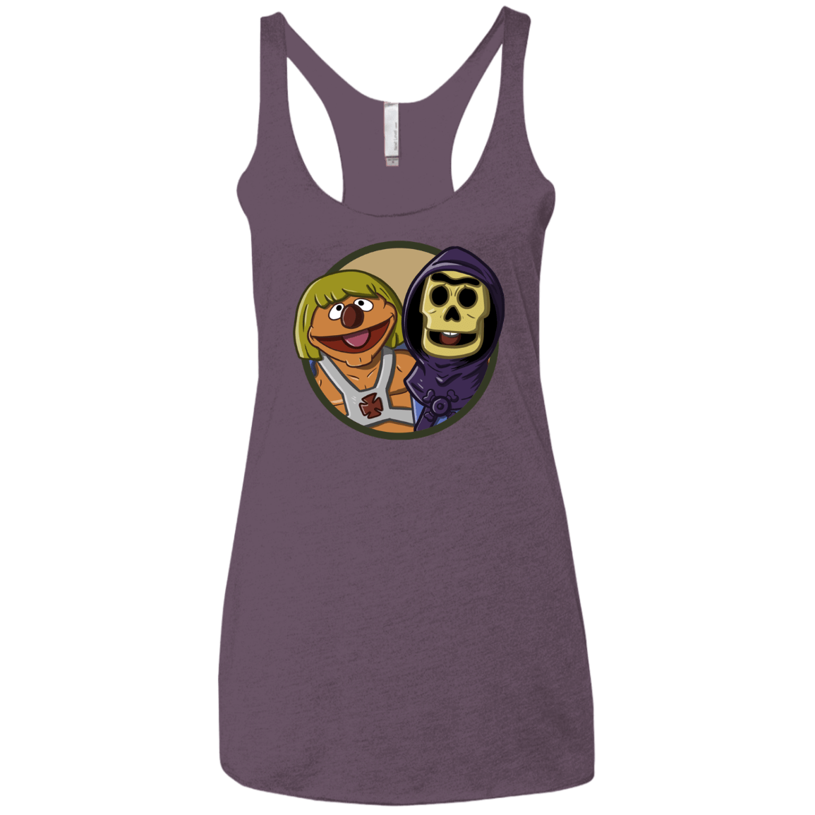 T-Shirts Vintage Purple / X-Small Bert and Ernie Women's Triblend Racerback Tank