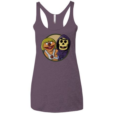T-Shirts Vintage Purple / X-Small Bert and Ernie Women's Triblend Racerback Tank