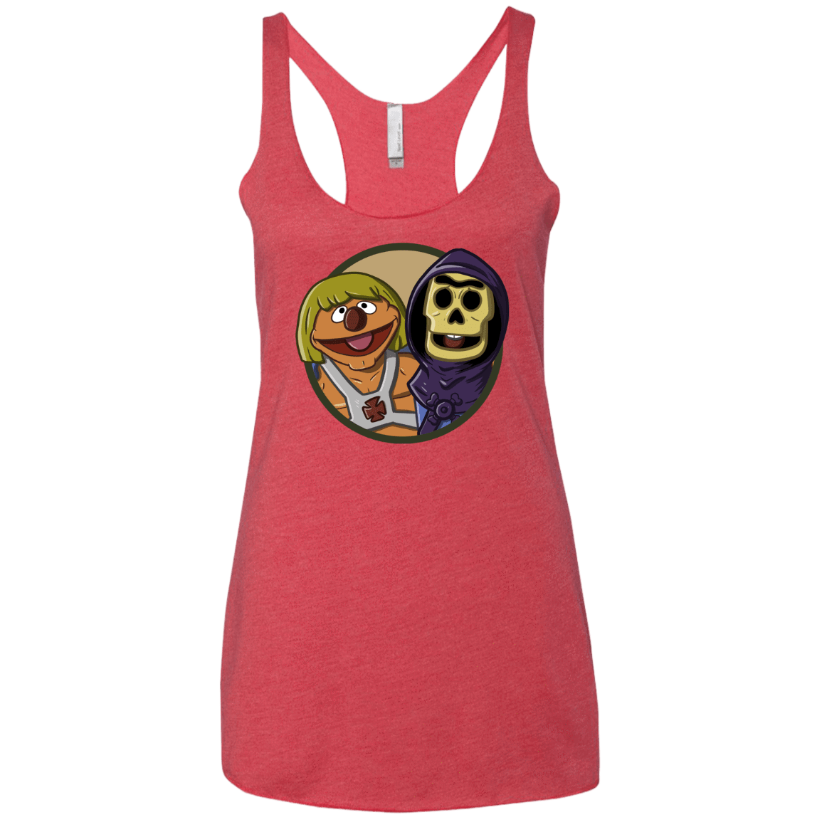 T-Shirts Vintage Red / X-Small Bert and Ernie Women's Triblend Racerback Tank