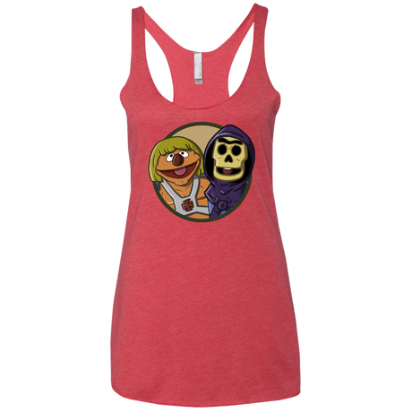 T-Shirts Vintage Red / X-Small Bert and Ernie Women's Triblend Racerback Tank