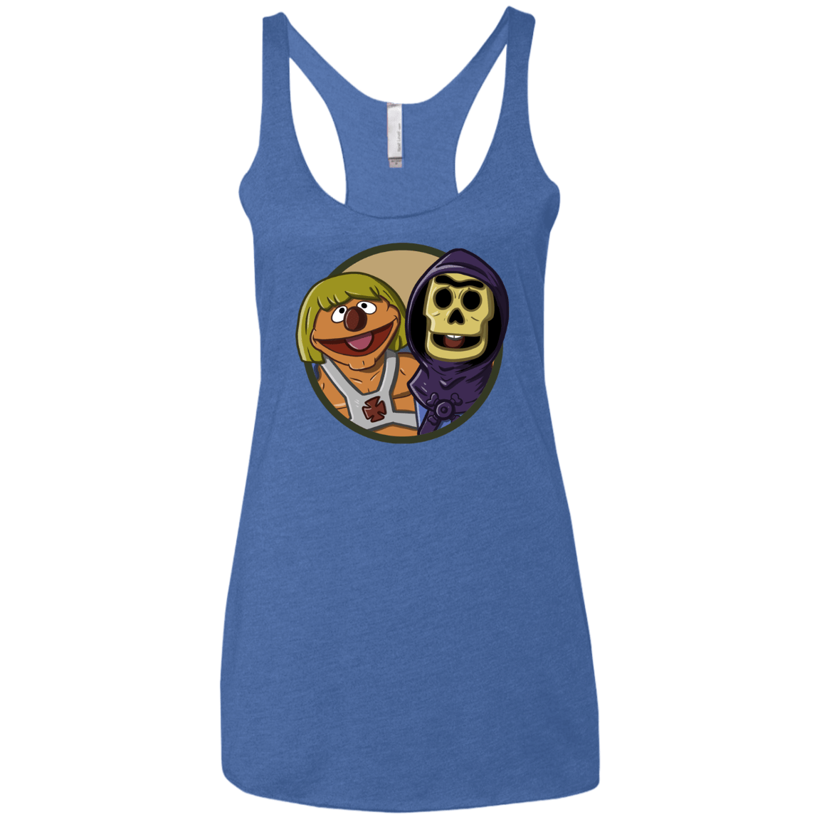 T-Shirts Vintage Royal / X-Small Bert and Ernie Women's Triblend Racerback Tank