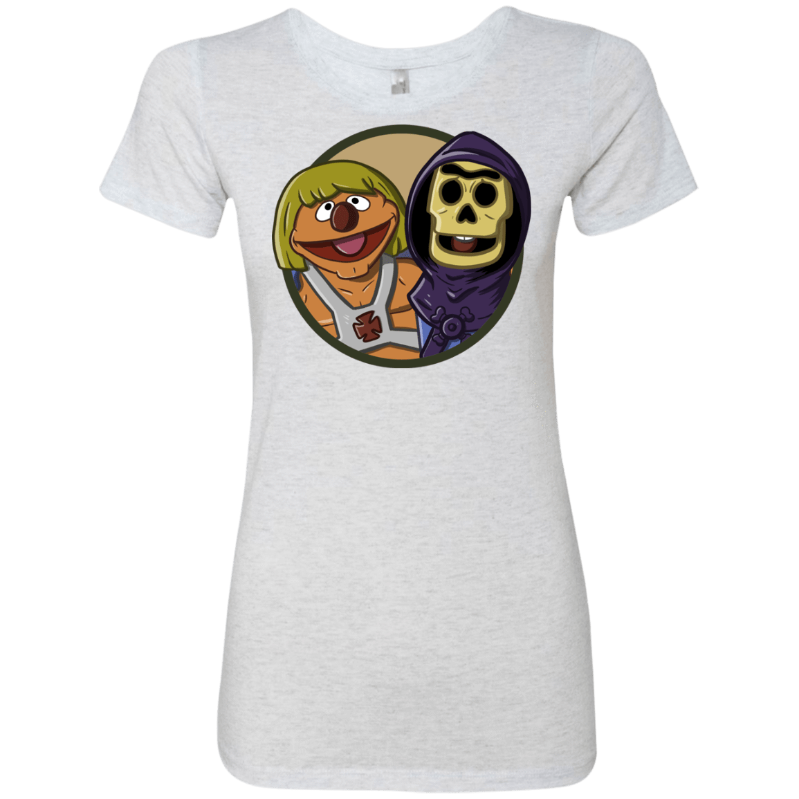 T-Shirts Heather White / S Bert and Ernie Women's Triblend T-Shirt