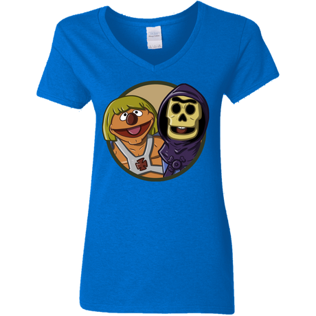 T-Shirts Royal / S Bert and Ernie Women's V-Neck T-Shirt