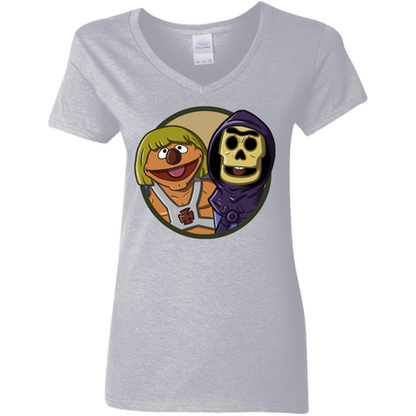 T-Shirts Sport Grey / S Bert and Ernie Women's V-Neck T-Shirt