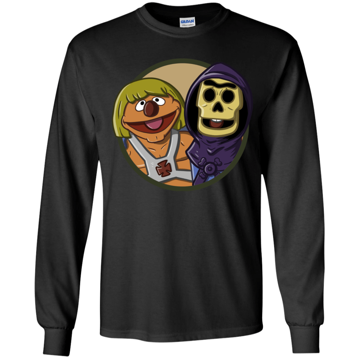 T-Shirts Black / YS Bert and Ernie Youth Long Sleeve T-Shirt