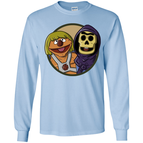 T-Shirts Light Blue / YS Bert and Ernie Youth Long Sleeve T-Shirt