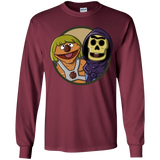 T-Shirts Maroon / YS Bert and Ernie Youth Long Sleeve T-Shirt