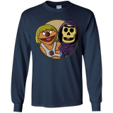 T-Shirts Navy / YS Bert and Ernie Youth Long Sleeve T-Shirt