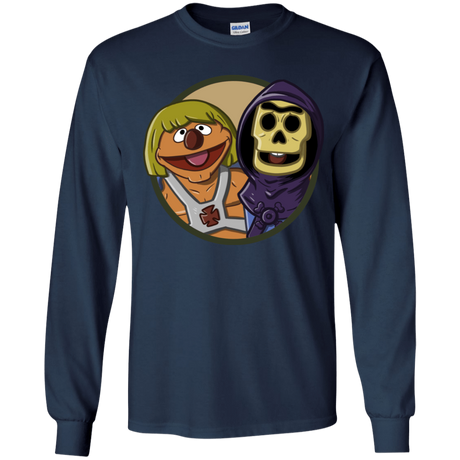 T-Shirts Navy / YS Bert and Ernie Youth Long Sleeve T-Shirt