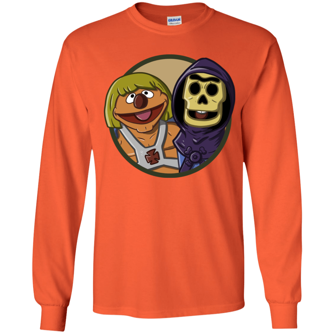 T-Shirts Orange / YS Bert and Ernie Youth Long Sleeve T-Shirt