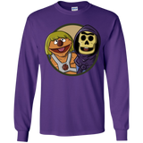 T-Shirts Purple / YS Bert and Ernie Youth Long Sleeve T-Shirt