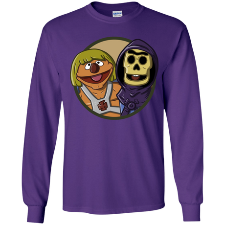 T-Shirts Purple / YS Bert and Ernie Youth Long Sleeve T-Shirt