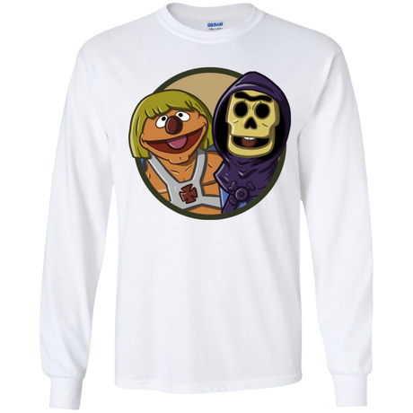 T-Shirts White / YS Bert and Ernie Youth Long Sleeve T-Shirt