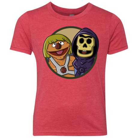 T-Shirts Vintage Red / YXS Bert and Ernie Youth Triblend T-Shirt