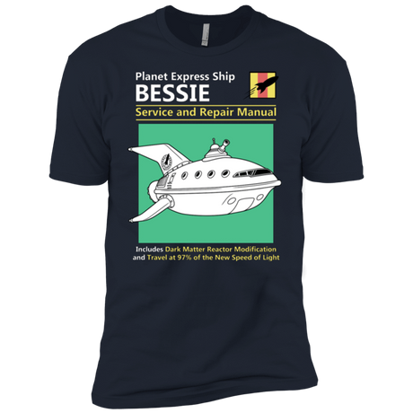 T-Shirts Midnight Navy / YXS Bessie Service and Repair Manual Boys Premium T-Shirt