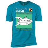 T-Shirts Turquoise / YXS Bessie Service and Repair Manual Boys Premium T-Shirt