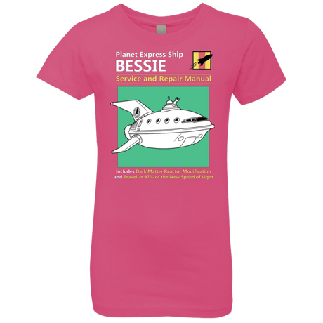 T-Shirts Hot Pink / YXS Bessie Service and Repair Manual Girls Premium T-Shirt