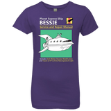 T-Shirts Purple Rush / YXS Bessie Service and Repair Manual Girls Premium T-Shirt