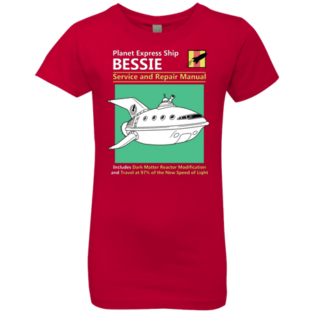 T-Shirts Red / YXS Bessie Service and Repair Manual Girls Premium T-Shirt