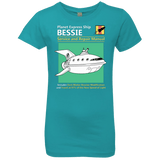 T-Shirts Tahiti Blue / YXS Bessie Service and Repair Manual Girls Premium T-Shirt