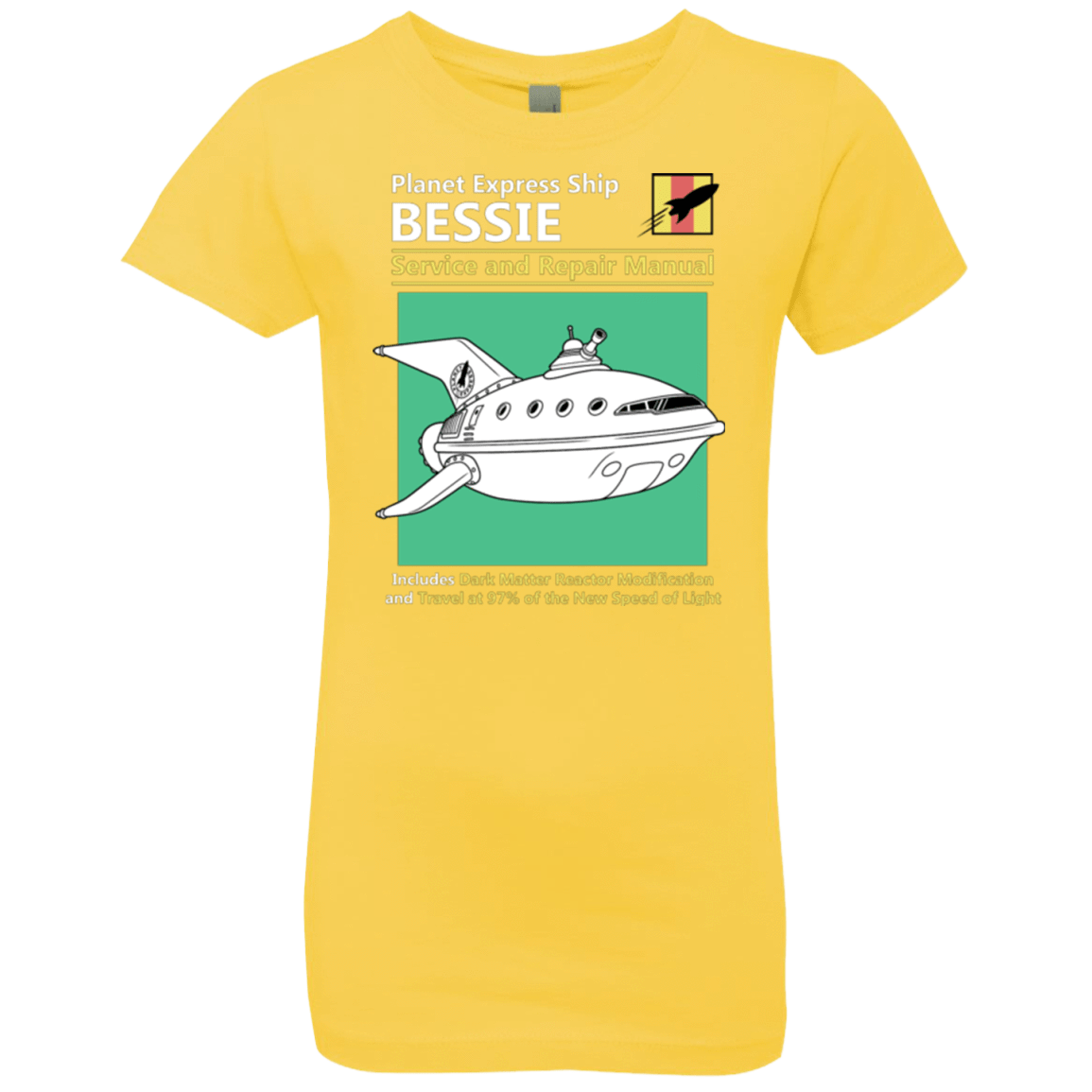 T-Shirts Vibrant Yellow / YXS Bessie Service and Repair Manual Girls Premium T-Shirt