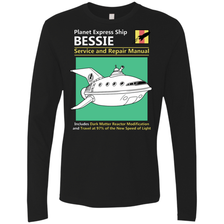 T-Shirts Black / Small Bessie Service and Repair Manual Men's Premium Long Sleeve