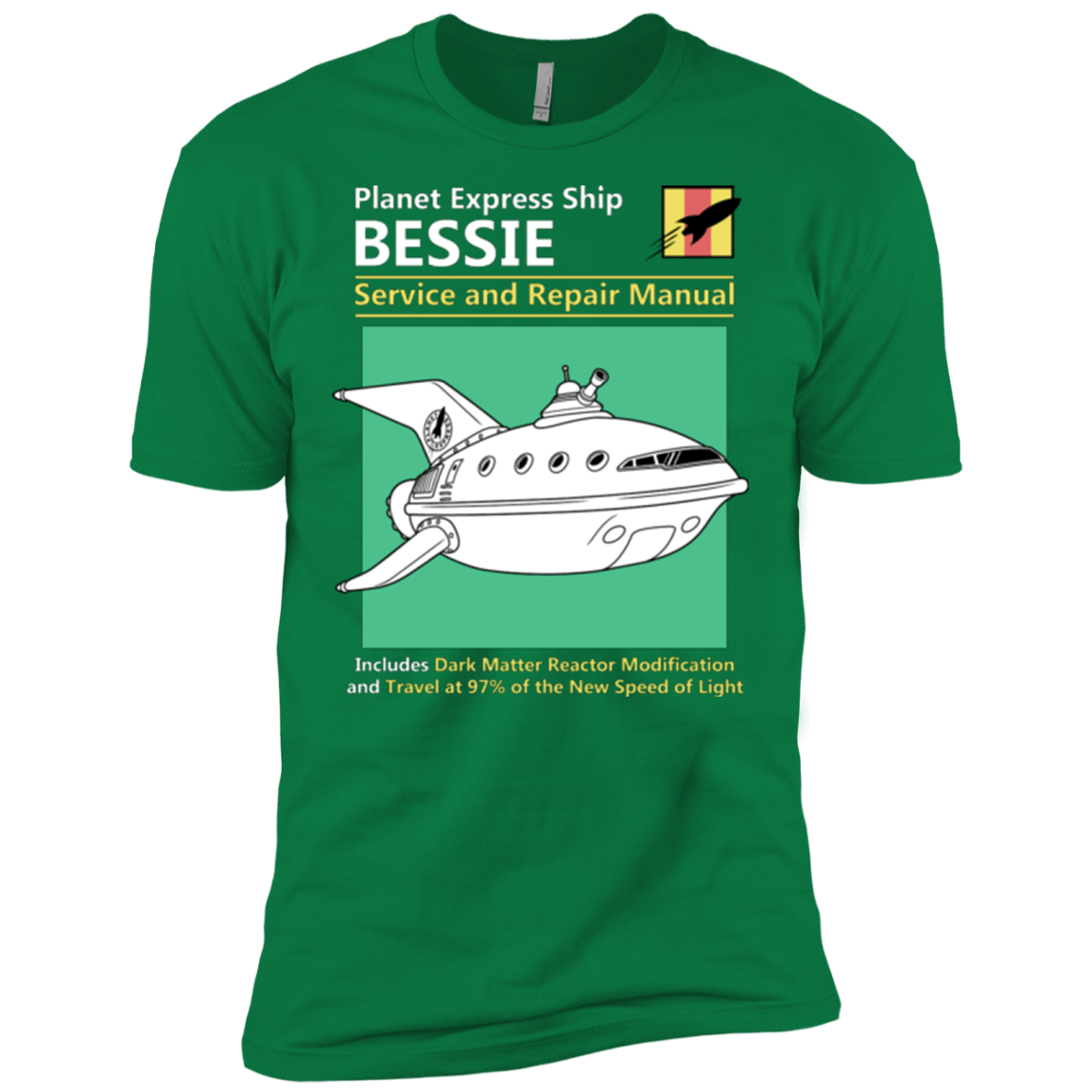 T-Shirts Kelly Green / X-Small Bessie Service and Repair Manual Men's Premium T-Shirt
