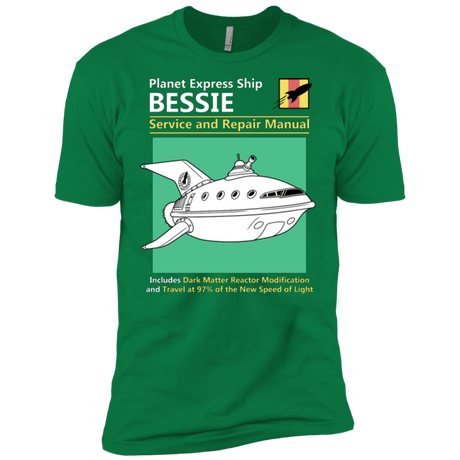 T-Shirts Kelly Green / X-Small Bessie Service and Repair Manual Men's Premium T-Shirt