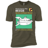 T-Shirts Military Green / X-Small Bessie Service and Repair Manual Men's Premium T-Shirt