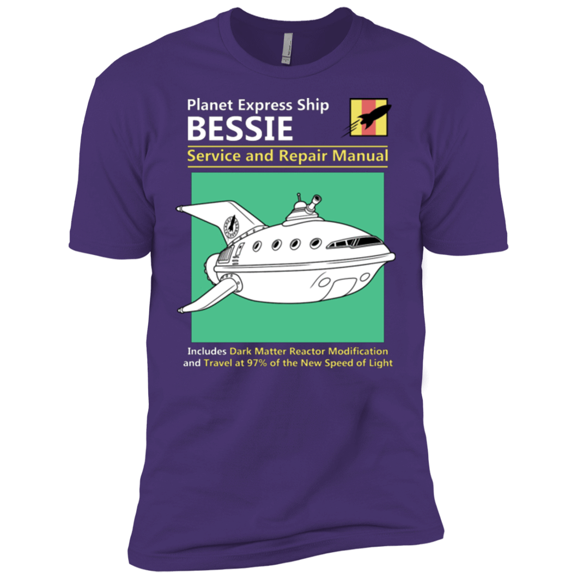 T-Shirts Purple / X-Small Bessie Service and Repair Manual Men's Premium T-Shirt