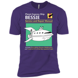 T-Shirts Purple / X-Small Bessie Service and Repair Manual Men's Premium T-Shirt