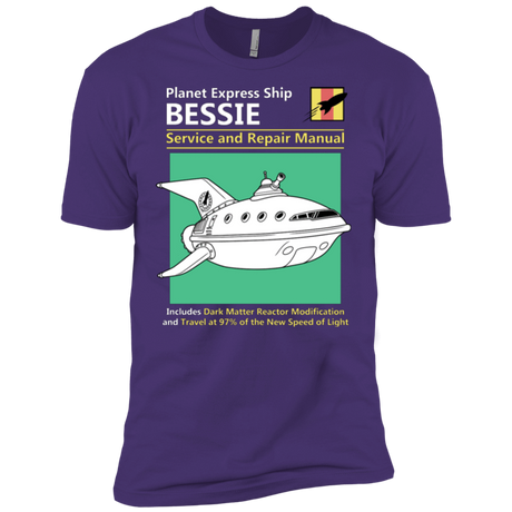 T-Shirts Purple / X-Small Bessie Service and Repair Manual Men's Premium T-Shirt
