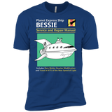 T-Shirts Royal / X-Small Bessie Service and Repair Manual Men's Premium T-Shirt