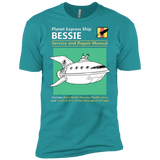 T-Shirts Tahiti Blue / X-Small Bessie Service and Repair Manual Men's Premium T-Shirt