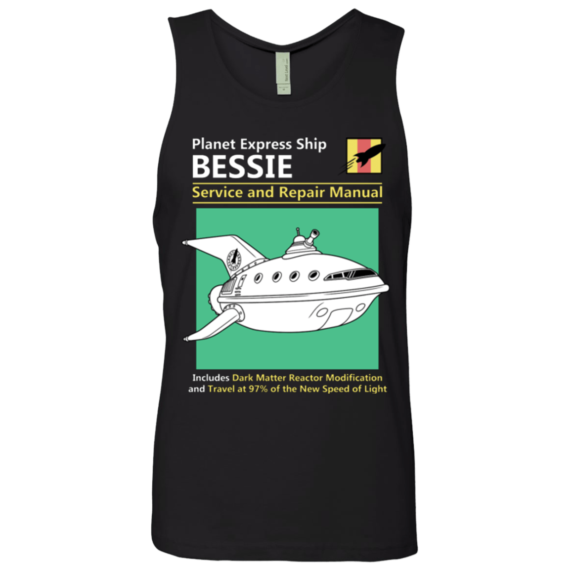 T-Shirts Black / Small Bessie Service and Repair Manual Men's Premium Tank Top